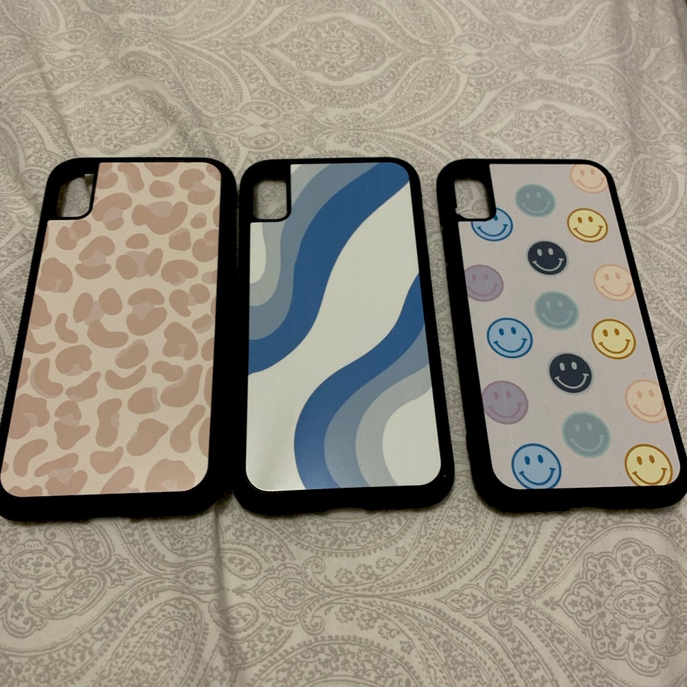 3 Hailey’s stickers phone cases!!!!